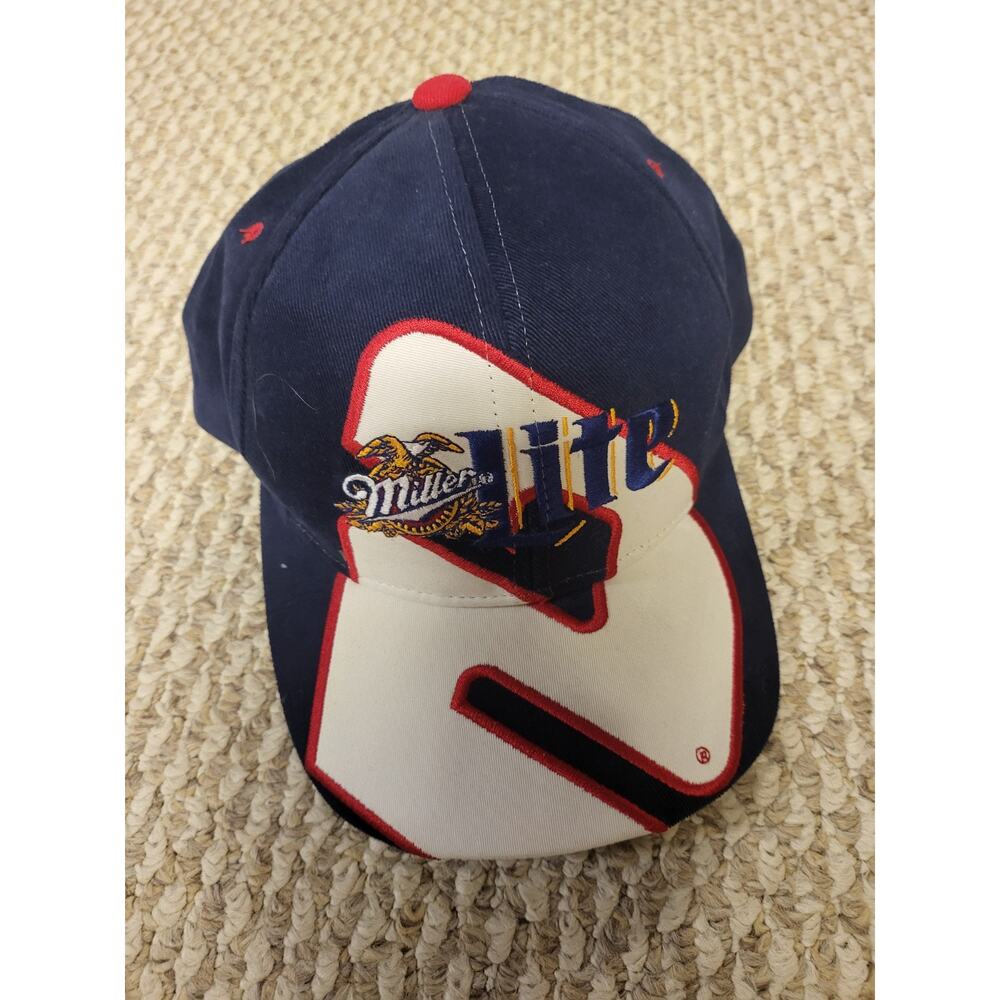 Miller Lite Chase Authentics Dusty Wallace #2 Adjustable Hat